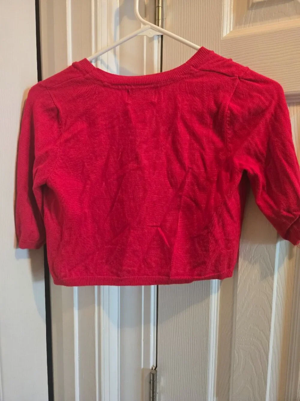 Lindy Bop, red shrug sweater, XS, EUC - Picture 3 of 3
